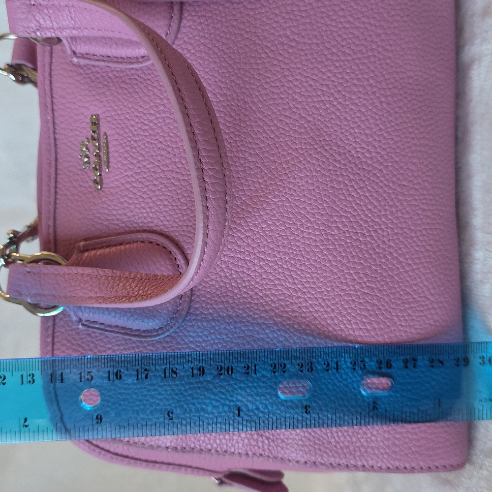 Coach Light Pink Satchel Bag - Picture 12 of 16